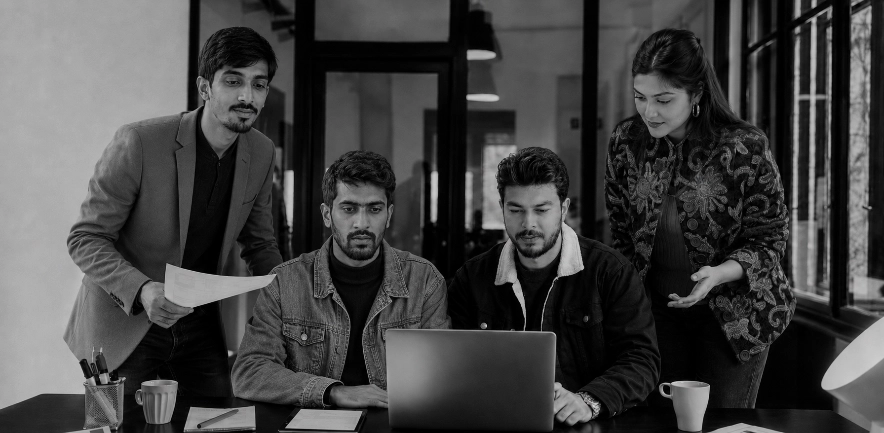 Xsofty web agency team collaborating